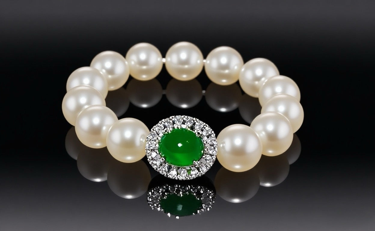 Crystal Pearl Bracelets