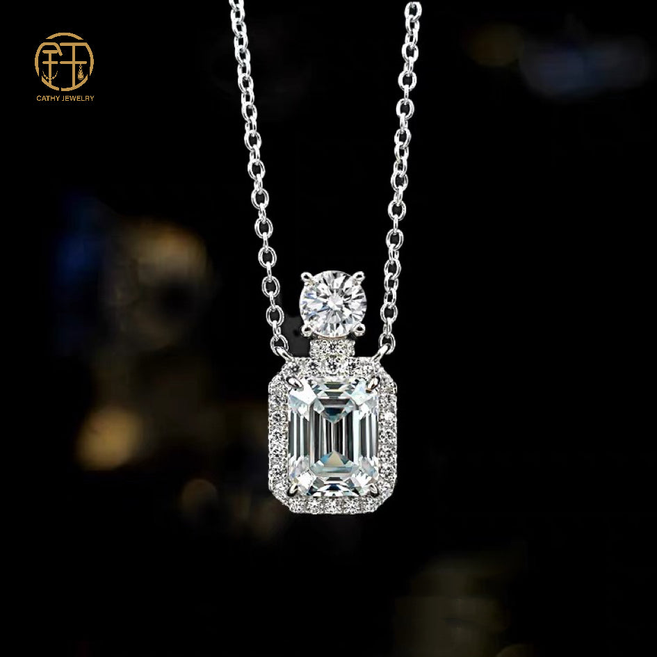 Synthetic Diamonds Necklaces &  Pendants