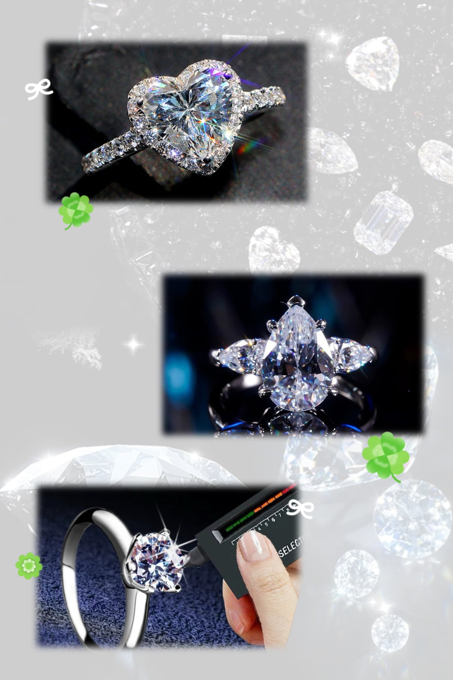 Synthetic Diamond Rings