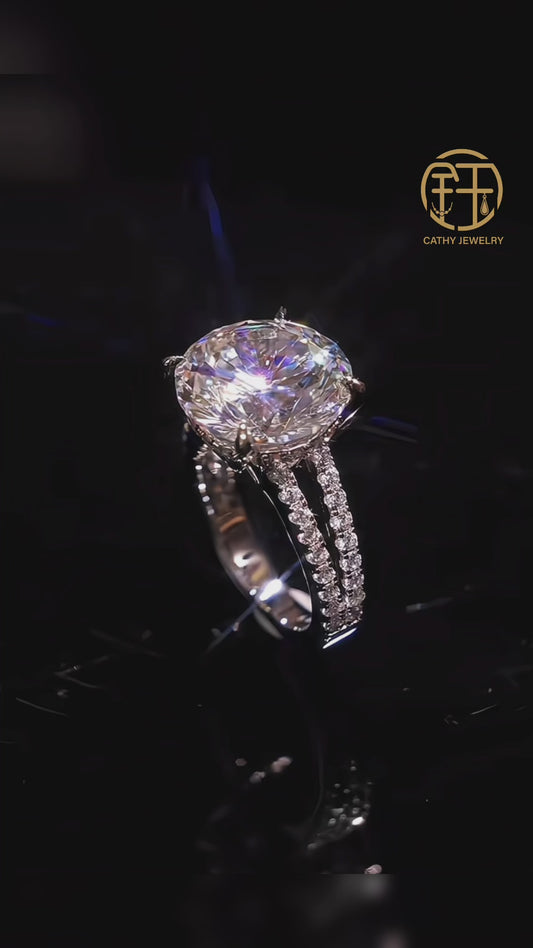 💍8-Carat Diamond Ring: Bold Luxury That Commands Attention
